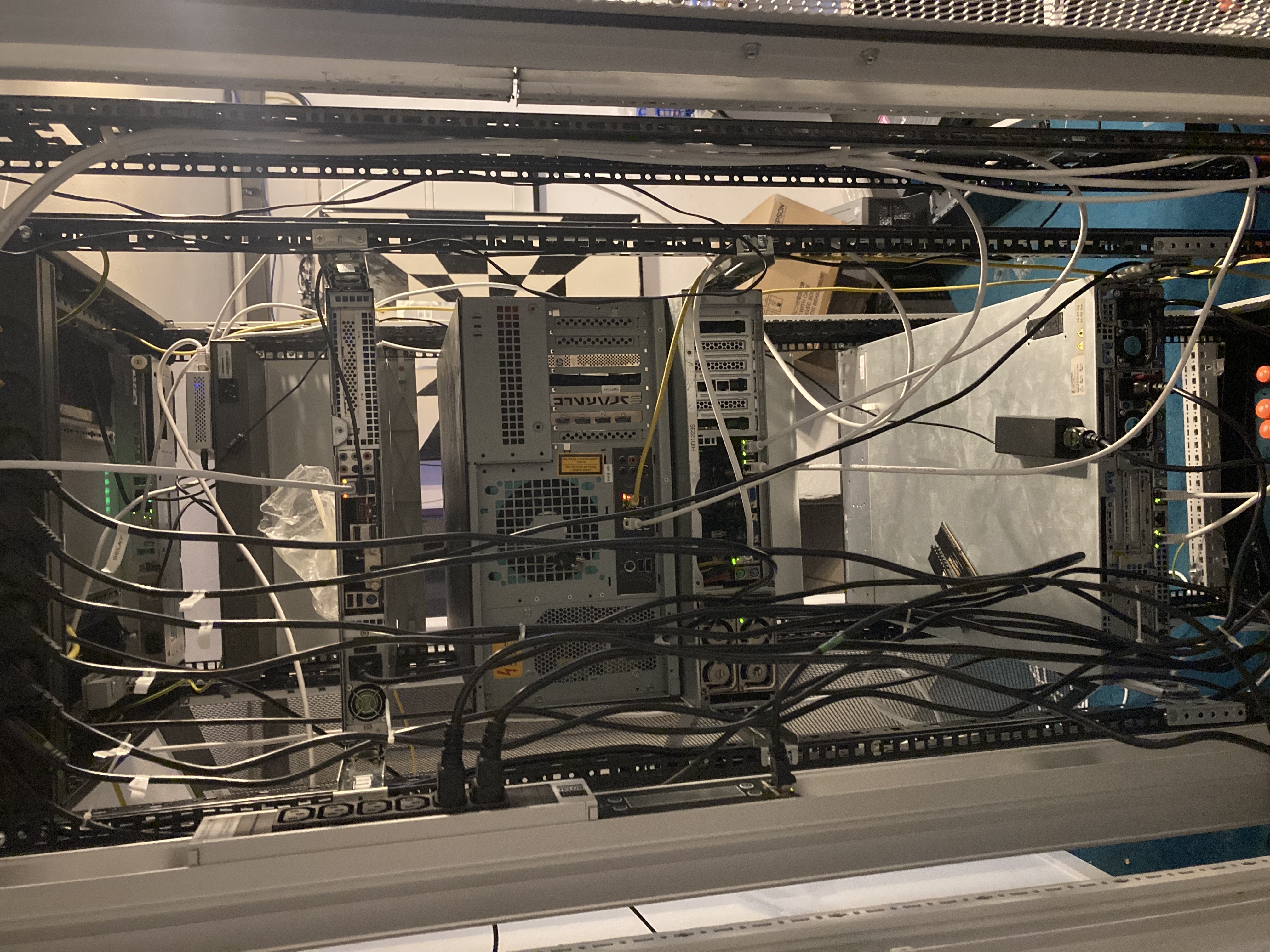 Basic cabling is done!